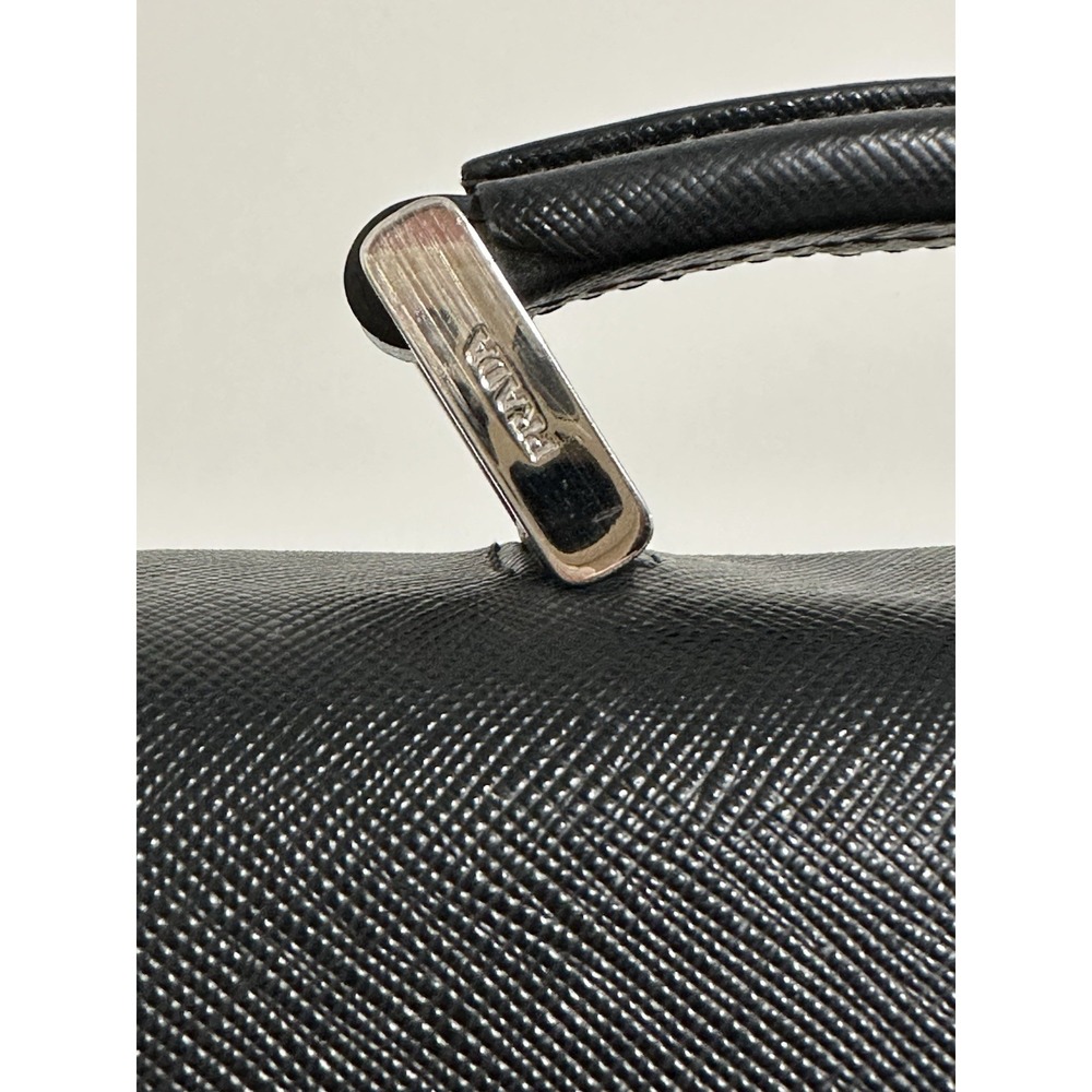 Prada, Black Leather‎ Briefcase/Document Bag - Picture 3 of 14